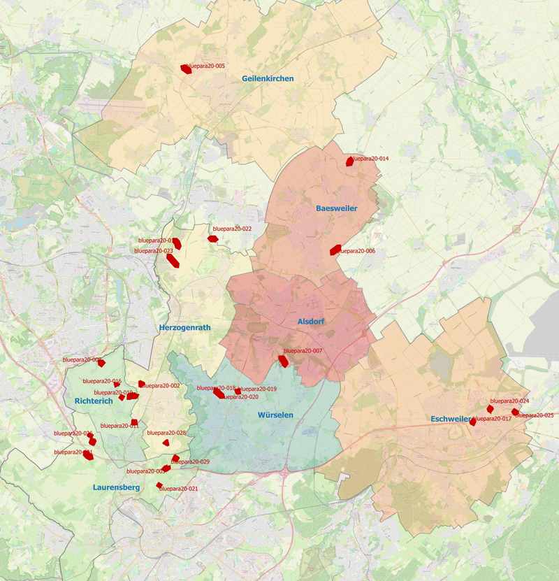 Karte Blütenparadies 2020-21